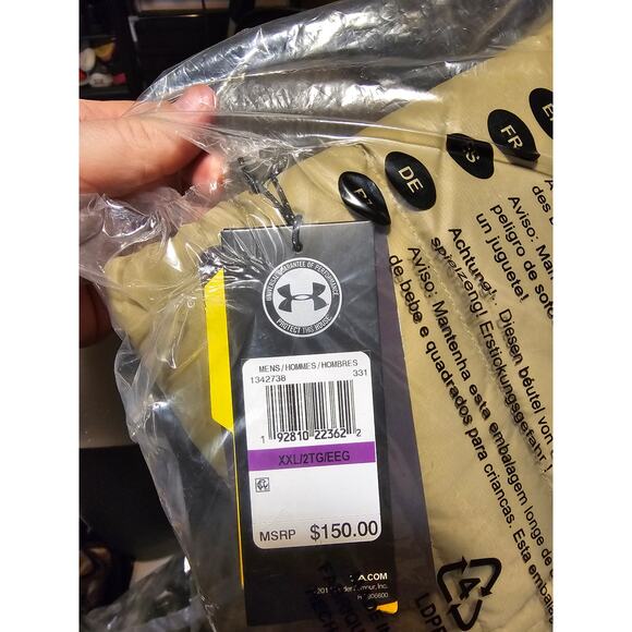 UNDER ARMOUR Down Puffer Hooded Jacket (1342738-331) Green, XXL - Picture 9 of 10